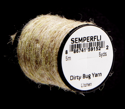 Semperfli Dirty Bug Yarn Litchen Chenilles, Body Materials