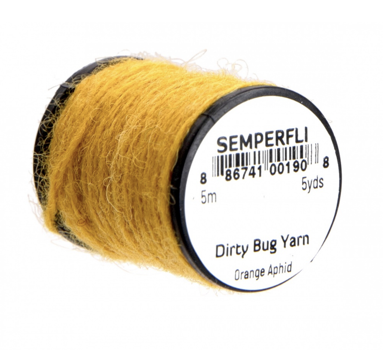 Semperfli Dirty Bug Yarn Orange Aphid Chenilles, Body Materials