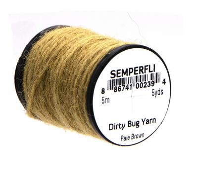 Semperfli Dirty Bug Yarn Pale Brown Chenilles, Body Materials