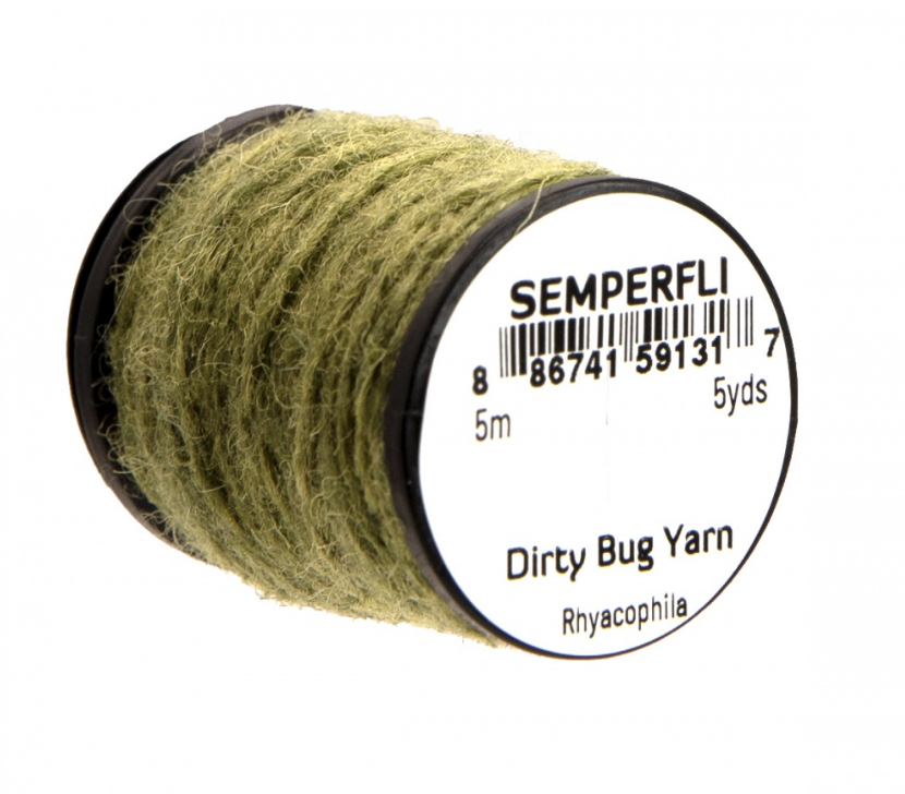 Semperfli Dirty Bug Yarn Rhyacophila Chenilles, Body Materials