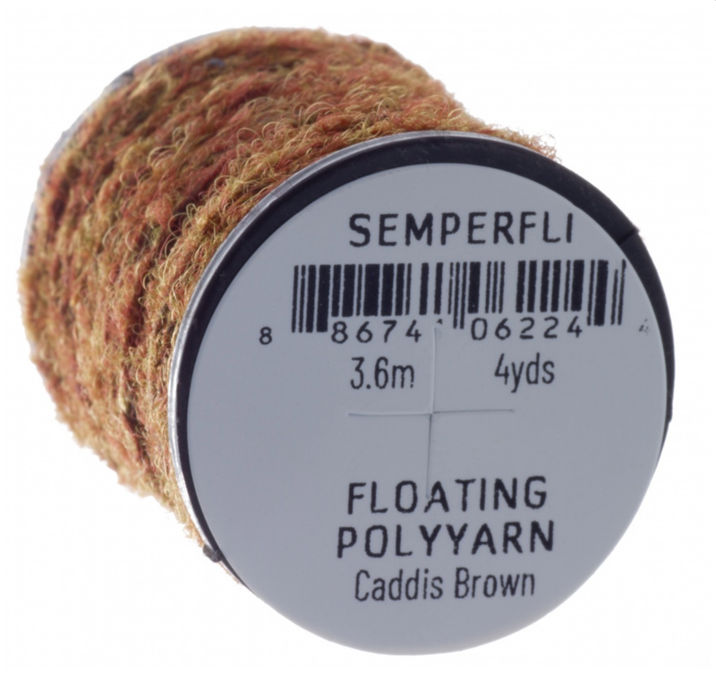Semperfli Dry Fly Polyyarn Caddis Brown Chenilles, Body Materials
