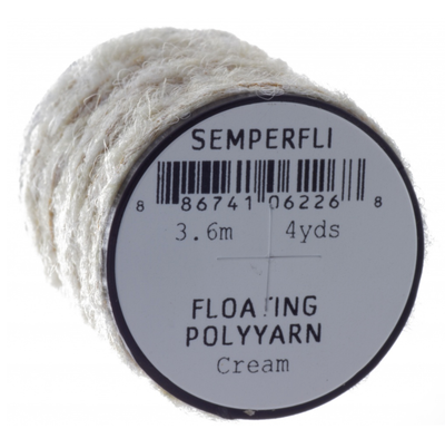 Semperfli Dry Fly Polyyarn Cream Chenilles, Body Materials