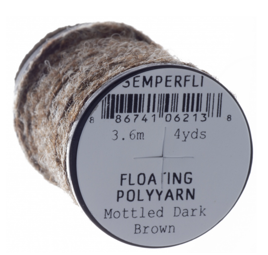 Semperfli Dry Fly Polyyarn Dark Brown Chenilles, Body Materials