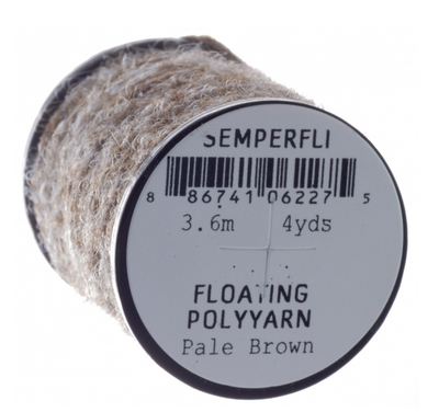 Semperfli Dry Fly Polyyarn Pale Brown Chenilles, Body Materials