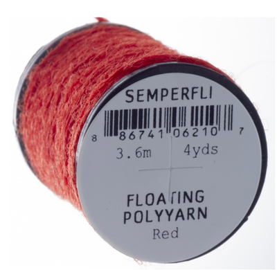 Semperfli Dry Fly Polyyarn Red Chenilles, Body Materials