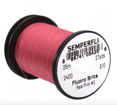 Semperfli Fluoro Brite #2 Pale Pink Threads