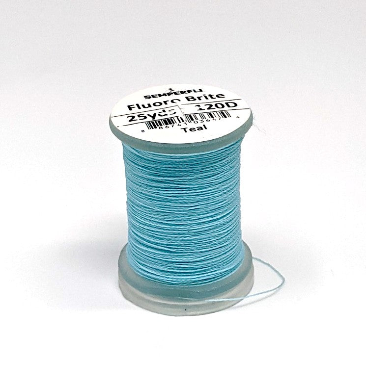 Semperfli Fluoro Brite Kingfisher (Teal) Threads