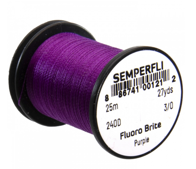 Semperfli Fluoro Brite Purple Threads