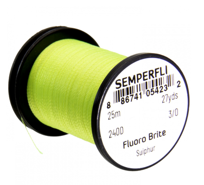 Semperfli Fluoro Brite Sulphur Threads