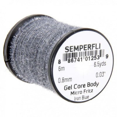 Semperfli Gel Core Body Micro Fritz Iron Blue Chenilles, Body Materials