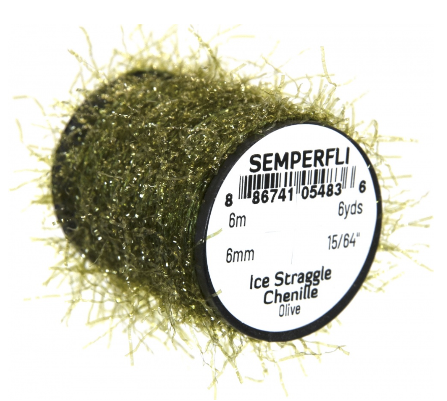 Semperfli Ice Straggle Chenille Chenilles, Body Materials