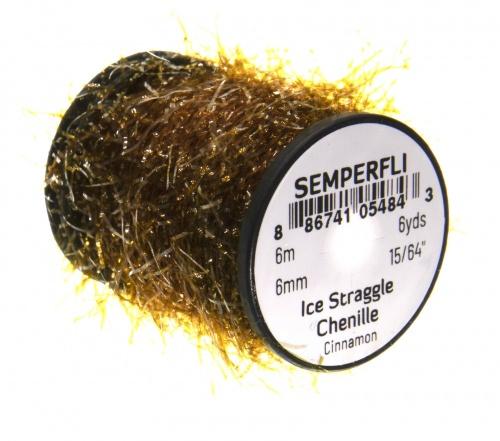 Semperfli Ice Straggle Chenille Cinnamon Chenilles, Body Materials