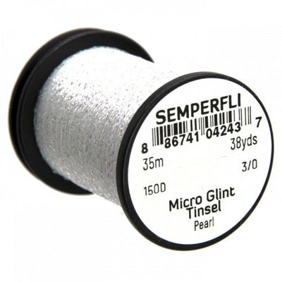 Semperfli Micro Glint Tinsel Pearl Wires, Tinsels