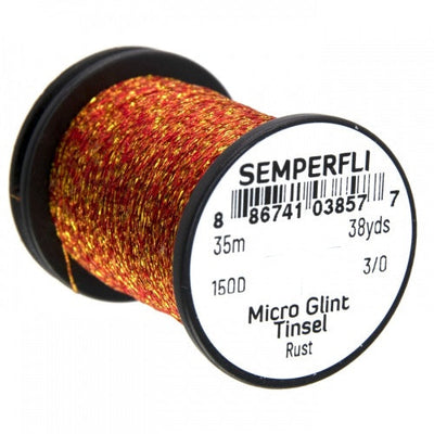 Semperfli Micro Glint Tinsel Rust Wires, Tinsels
