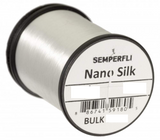 Semperfli Nano Silk 12/0 Bulk Spool 250 Yards White Threads