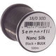 Semperfli Nano Silk 18/0 Bulk Spool 500 Meters Black Threads