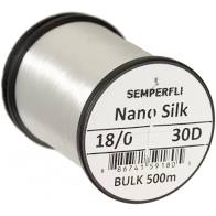 Semperfli Nano Silk 18/0 Bulk Spool 500 Meters White Threads