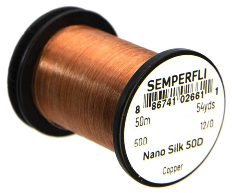 Semperfli Nano Silk 50D 12/0 Copper Threads