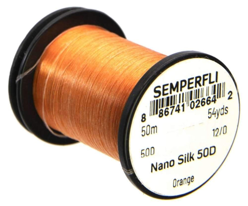 Semperfli Nano Silk 50D 12/0 Orange Threads