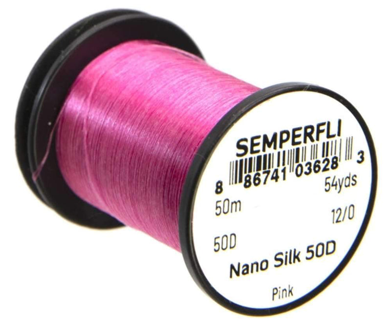 Semperfli Nano Silk 50D 12/0 Pink Threads