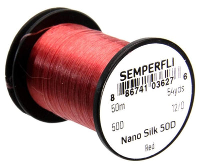Semperfli Nano Silk 50D 12/0 Red Threads