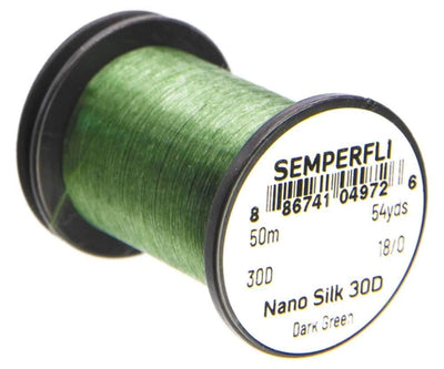 Semperfli Nano Silk Ultra 30D 18/0 Dark Green Threads