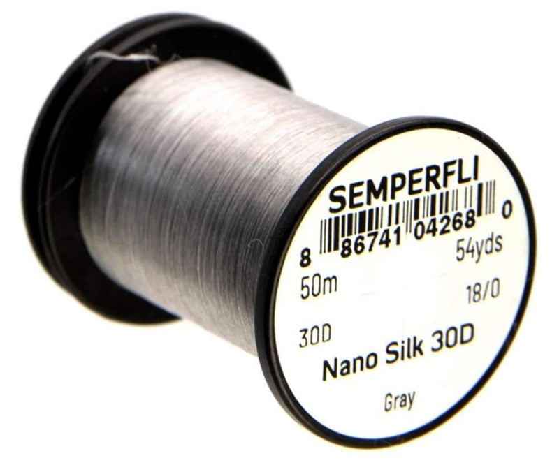 Semperfli Nano Silk Ultra 30D 18/0 Grey Threads