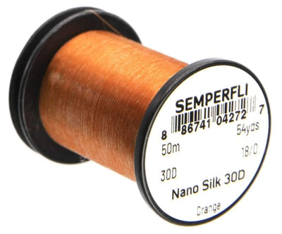 Semperfli Nano Silk Ultra 30D 18/0 Orange Threads