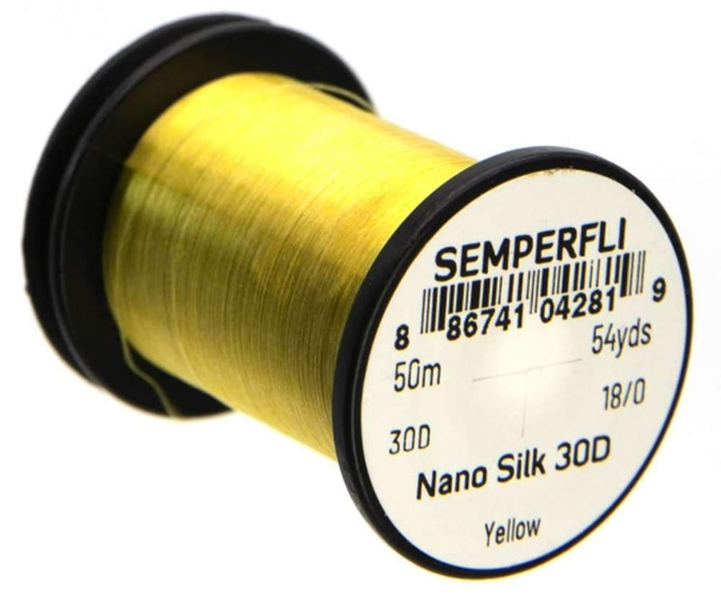 Semperfli Nano Silk Ultra 30D 18/0 Yellow Threads