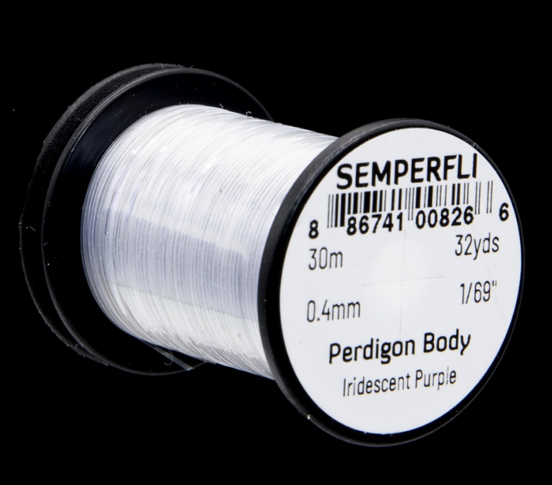 Semperfli Perdigon Body Iridescent Purple Wires, Tinsels