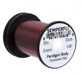 Semperfli Perdigon Body Red Wires, Tinsels