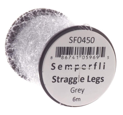 Semperfli Straggle Legs Grey Chenilles, Body Materials