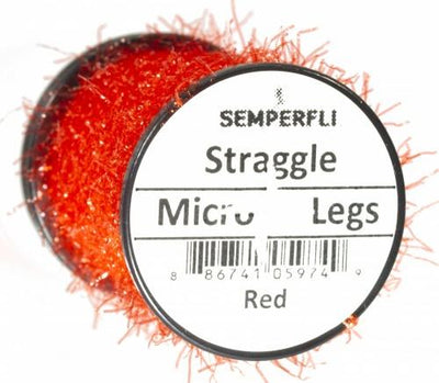 Semperfli Straggle Legs Red Chenilles, Body Materials