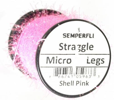 Semperfli Straggle Legs Shell Pink Chenilles, Body Materials
