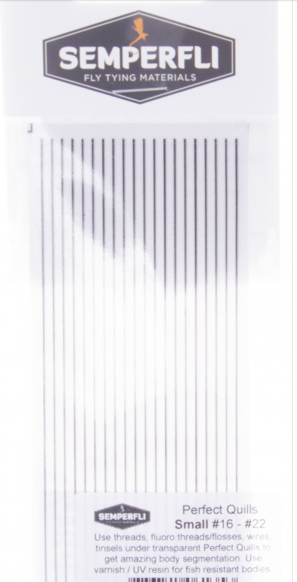 Semperfli Transparent Peccary Quills - .4mm