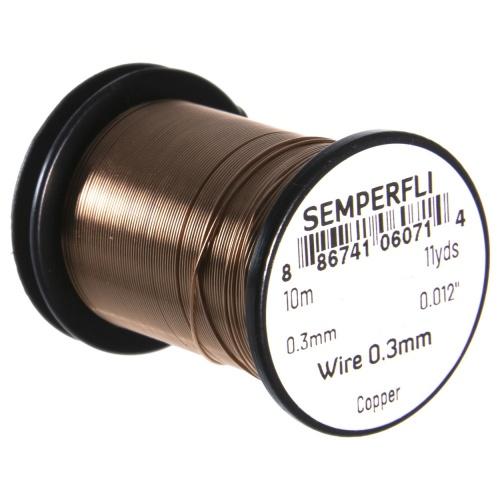 Semperfli Tying Wire 0.3mm Copper Wires, Tinsels