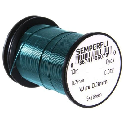 Semperfli Tying Wire 0.3mm Sea Green Wires, Tinsels