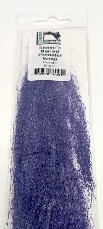 Senyo's Barred Predator Wrap #10 Purple Chenilles, Body Materials