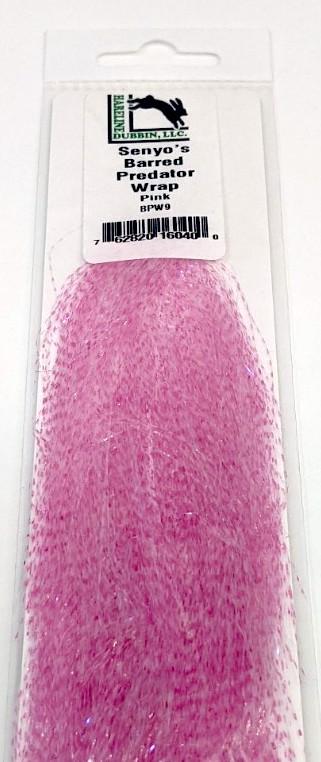 Senyo's Barred Predator Wrap #9 Pink UV Chenilles, Body Materials