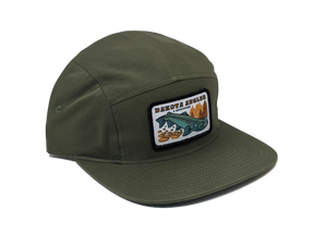 Shop Logo Patch 5 Panel Cap (C19-CT) Army Olive Hats, Gloves, Socks, Belts