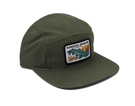 Shop Logo Patch 5 Panel Cap (C19-CT) Army Olive Hats, Gloves, Socks, Belts