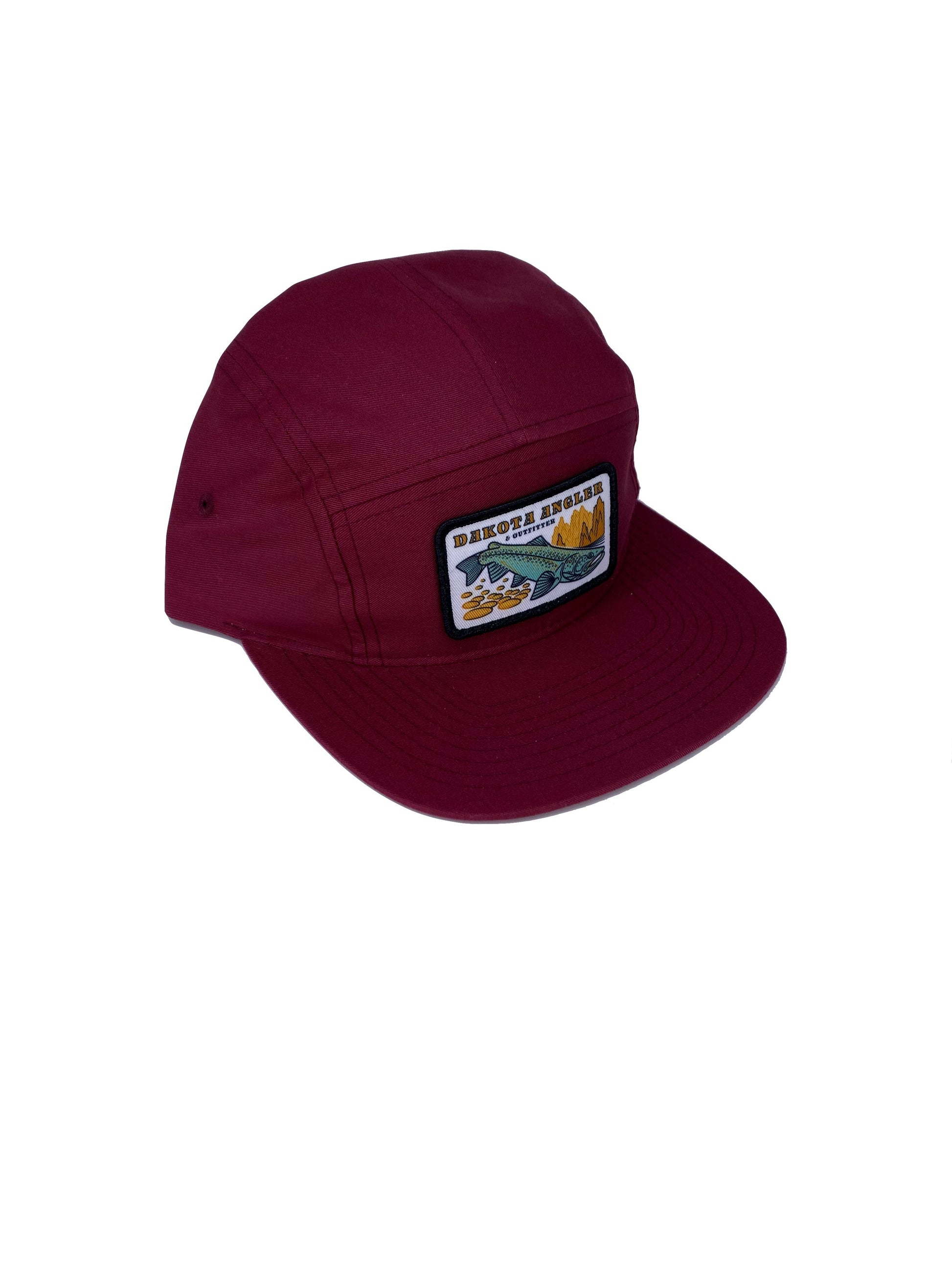 Shop Logo Patch 5 Panel Cap (C19-CT) Berry Hats, Gloves, Socks, Belts