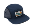 Shop Logo Patch 5 Panel with Mesh Cap (C20-CTM) Navy Hats, Gloves, Socks, Belts