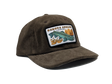 Shop Logo Patch Corduroy Dad Cap (c25-CO) Dark Loden Hats, Gloves, Socks, Belts