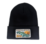 Shop Logo Patch Staple Beanie (C08-A) Black Hats, Gloves, Socks, Belts