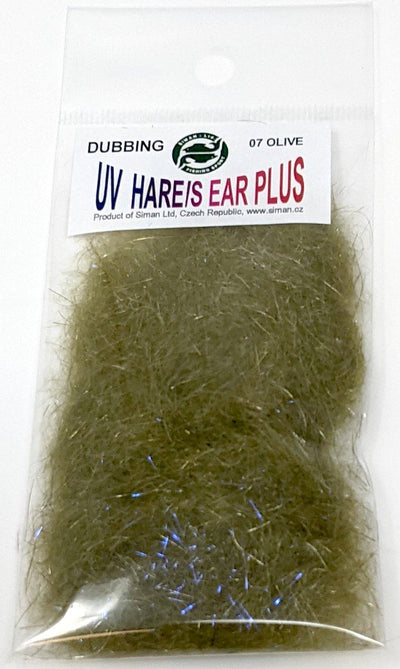 Siman UV Hare's Ear Plus Dubbing 07 Olive Dubbing