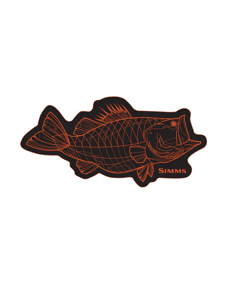 Simms Bass Line Sticker