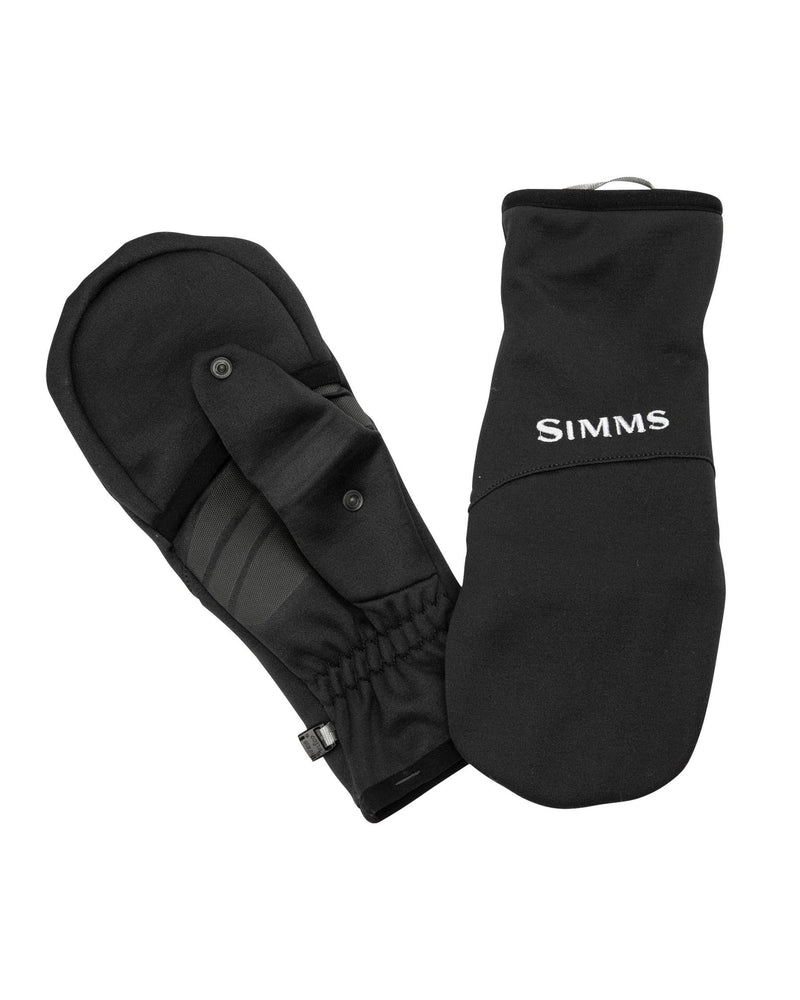 Simms Freestone Foldover Mitt Black / XXL Hats, Gloves, Socks, Belts