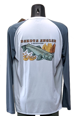 Simms Men's CBP Tech Tee Underwood Logo Sterling/Storm / S Clothing