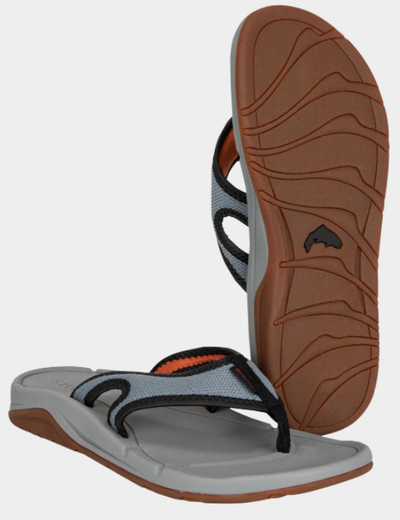 Simms Men's Challenger Flip Flop Cinder / 9 Footwear
